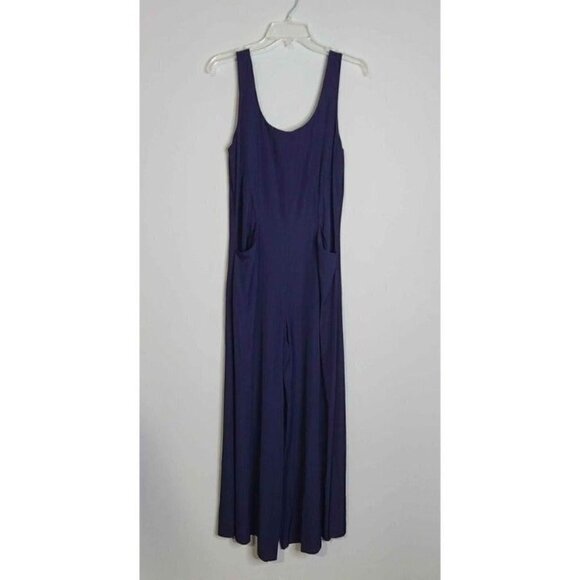 COMPONIX Blue Womens Jumper Back Zip & 2 Front Pockets Size 10 - Picture 1 of 4